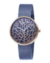 Obaku Tangle Mesh 35mm Watch In Blue
