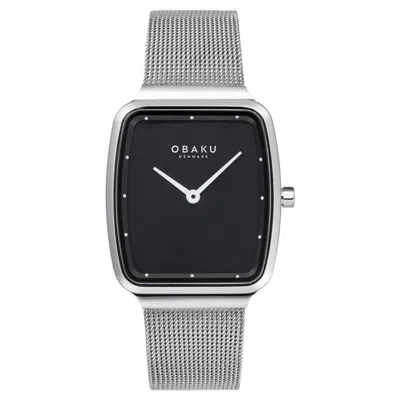 Obaku Women's Tern Lille Black Dial Watch