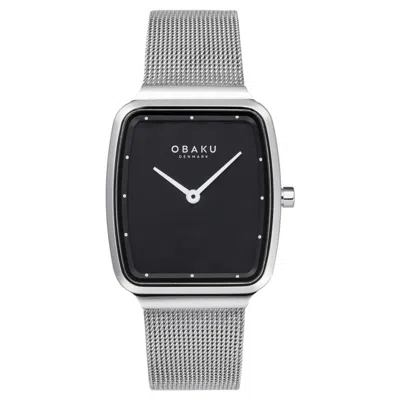 Obaku Tern Lille 27mm Watch In Silver