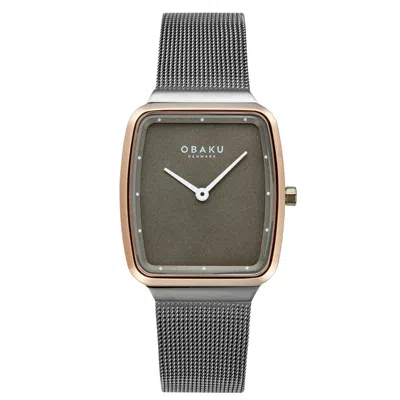 Obaku Women's Tern Lille Grey Dial Watch In Gray