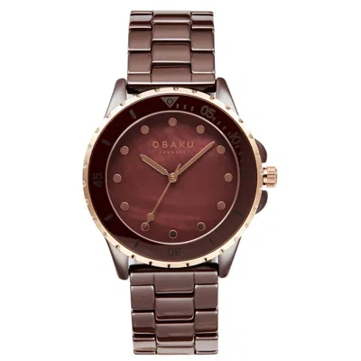 Obaku Urt Lille 32mm Watch In Metallic