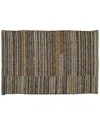 Obeetee Aurora Wool Rug In Brown