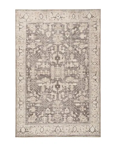 OBEETEE OBEETEE AVALON PERSIAN BORDER EASY CARE POLYESTER RUG