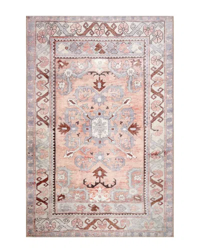 OBEETEE OBEETEE BERGEN BOHO MEDALLION EASY CARE POLYESTER RUG