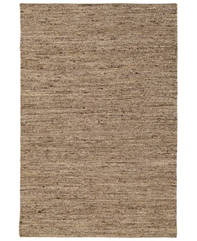 Obeetee Farah Flat 5' X 8' Area Rug In Brown