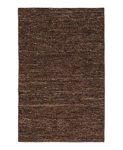 Obeetee Farah Flat Farah Flat Runner Area Rug, 3' X 5' In Brown