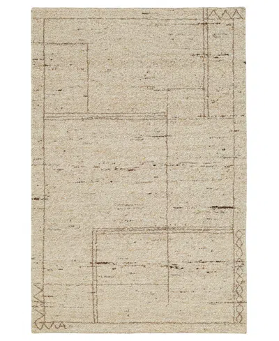 Obeetee Farah Link 5' X 8' Area Rug In Brown