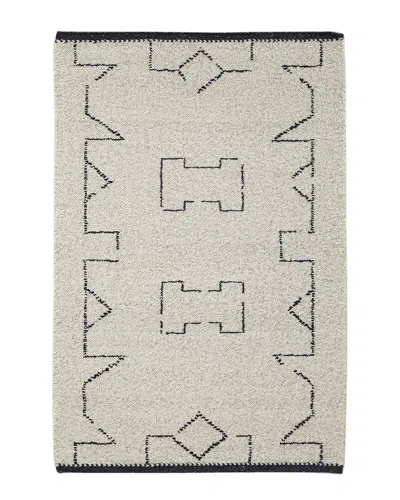 Obeetee Flatweave Farah Wool Rug In Gray