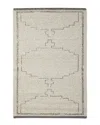 Obeetee Flatweave Farah Wool Rug In White