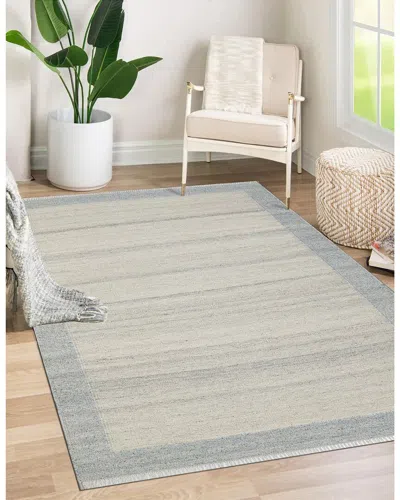 Obeetee Flatweave Nu Maison Wool Rug In Blue