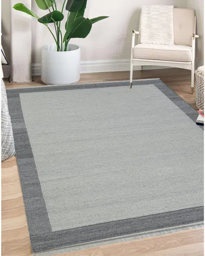 Obeetee Flatweave Nu Maison Wool Rug In Gray
