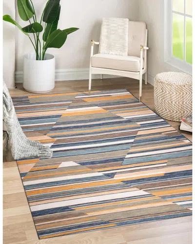 Obeetee Flatweave Plaza Rug In Silver
