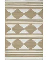 Obeetee Flatweave Sona Jute Rug In Brown