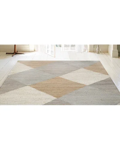 Obeetee Flatweave Sona Jute Rug In Brown