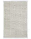Obeetee Flatweave Sona Jute Rug In White