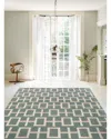 Obeetee Freya Wool Rug In Green