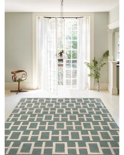 Obeetee Freya Wool Rug In Green