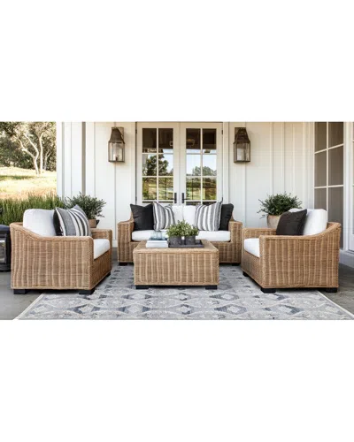 Obeetee Hand Knotted Faymont Rug In Gray