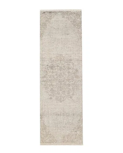 Obeetee Hand Knotted Mesa Wool Rug In Brown