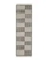 Obeetee Hand Knotted Mesa Wool Rug In Brown