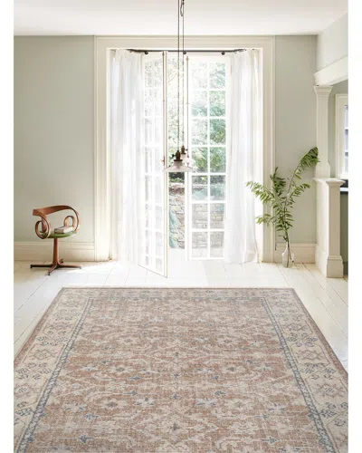 Obeetee Hand Knotted Palace Wool Rug In Brown