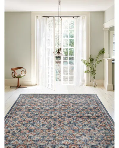 Obeetee Hand Knotted Palace Wool Rug In Blue