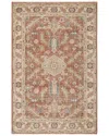Obeetee Hand Knotted Palace Wool Rug In Brown