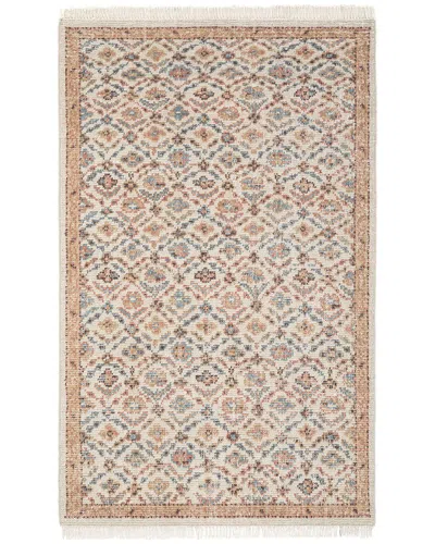 Obeetee Hand Knotted Palace Wool Rug In Sand