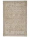 Obeetee Hand Knotted Sienna Wool Rug In Neutral