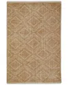 Obeetee Hand Knotted Sienna Wool Rug In Orange