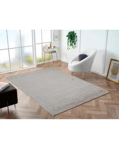 Obeetee Hand Loomed Bliss Wool Rug In Gray