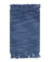 Obeetee Hand Loomed Eva Wool Rug In Blue