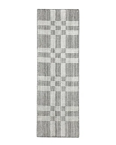 Obeetee Hand Loomed Jaipur Wool/cotton/some Rug In Grey
