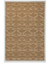 Obeetee Hand Loomed Savanna Wool Rug In Brown