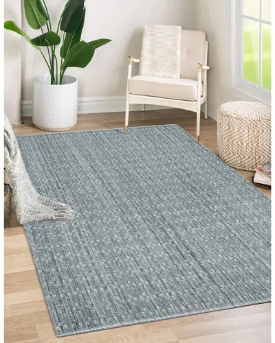 Obeetee Hand Loomed Star Rug In Blue