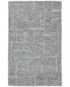 Obeetee Hand Tufted Dusk Wool Rug In Gray