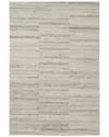 Obeetee Hand Tufted Dusk Wool Rug In White
