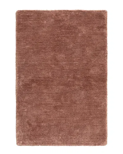 Obeetee Hand Tufted Hue Jute Rug In Red