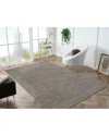 Obeetee Hand Tufted Nomad Wool Rug In Brown