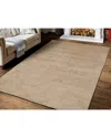 Obeetee Hand Tufted Quartz Wool Rug In Brown