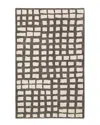 Obeetee Hand Tufted Requiem Wool Rug In Gray