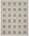 Obeetee Hand Tufted Requiem Wool Rug In White