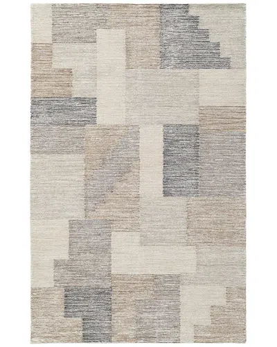 Obeetee Hand Tufted Shadows Wool Rug In Neutral
