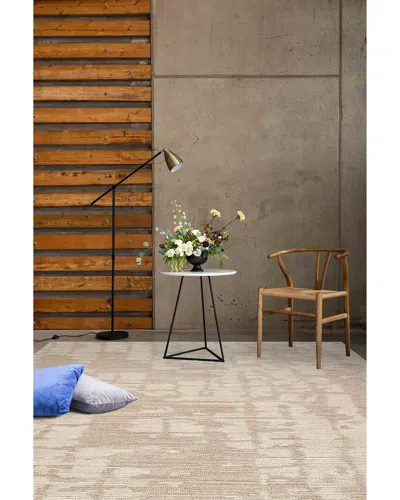 Obeetee Hand Tufted Shadows Wool Rug In Brown