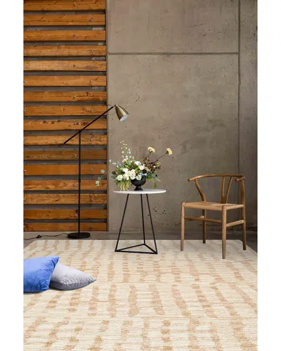 Obeetee Hand Tufted Shadows Wool Rug In Brown