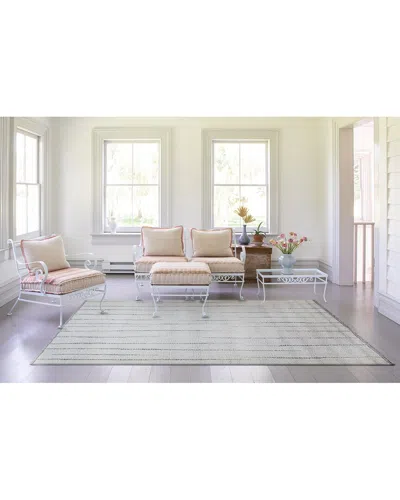 Obeetee Hand Tufted Sun Wool Rug In Gray