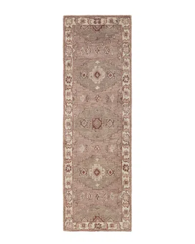 Obeetee Hand Tufted Timeless Wool Rug In Brown