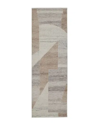 Obeetee Hand Woven Leah Wool Rug In Brown