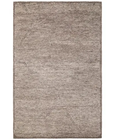 Obeetee Manali Ellora 5' X 7'6'' Area Rug In Brown
