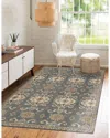 Obeetee Noble Wool Rug In Blue